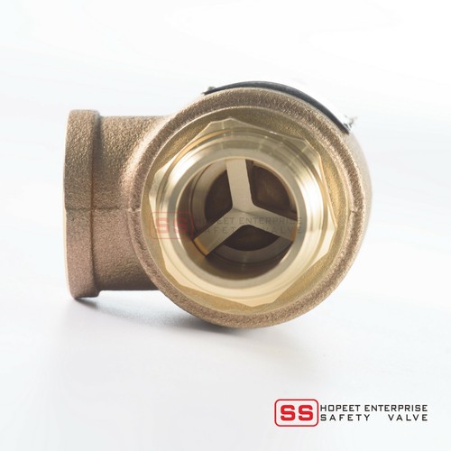 Hopeet S10 Bronze safety valve 1/2" NPT / PT(DN15) (11-20KG) - Picture 4 of 5