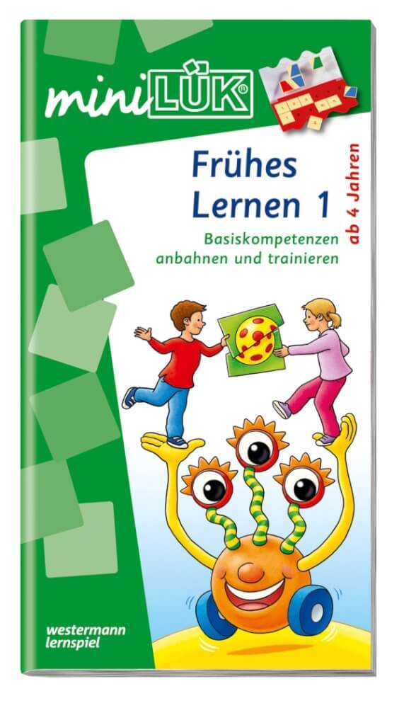 Thumbnail - Minilük Frühes Lernen 1, Lernheft, 29 Seiten, Von 4 - 6 Jahren