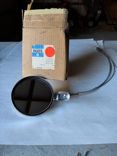 NOS Left Driver Side Remote Control Mirror for 1970 Plymouth Duster 2999875