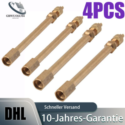 4 PCS Reifen Ventilverlängerung Adapter Motorrad Auto Extender für Lkw Kupfer