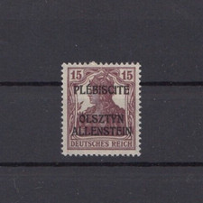 Deutsches Reich Allenstein Mi.Nr.4Ib "Siegesmarke" postfrisch  Mi: 600,-