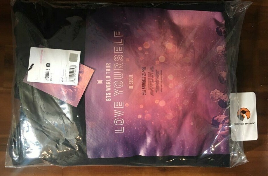 BTS WORLD TOUR LOVE YOURSELF IN SEOUL OFFICIAL MD HOODIE