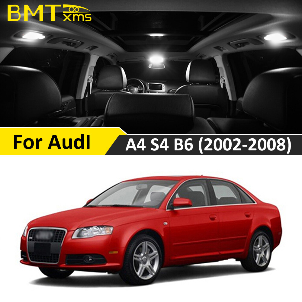 24x White LED Interior Light Package Kit For Audi A4 B6 B7 Avant S4 RS 2002-2008