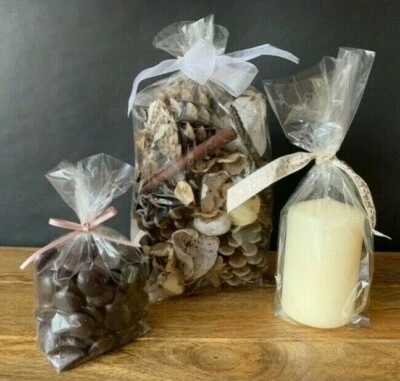 Eco Cellophane Clear Gift Sweet Packaging Bags Biodegradable & Compostable Block