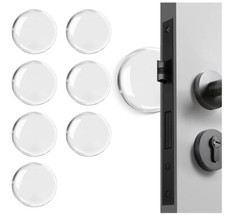 8PCS Door Stopper Wall Protector Silicone Door Knob Wall Protector Strong Back