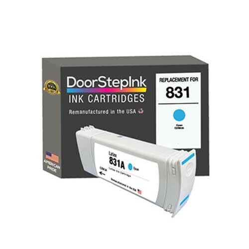 Cartuchos de tinta compatibles DoorStepInk para HP 831 cian CZ683A-USA - Imagen 1 de 6