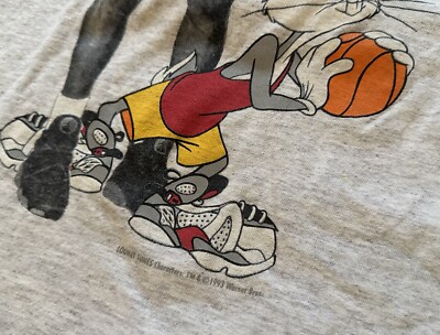 1993 Nike Space Jam Jordan “Best On Earth” T-Shirt Single Stitch
