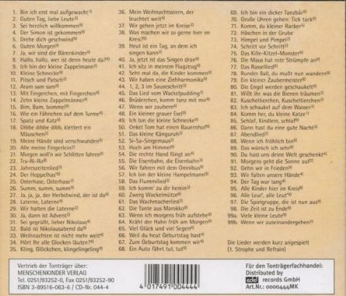 Detlev Jöcker – Das Krabbelmäuse Liederbuch - 100 Quicklebendige Spiellieder OVP - Bild 2 von 2
