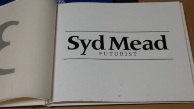 Syd Mead KRONOLOG Art Book and Laserdisc Box Set Complete Bandai