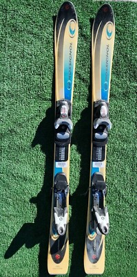 Youth Rossignol Junior 110cm Snow Skis With Comp J Adjustable Bindings 