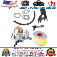 Carburetor For Honda GX160 5.5HP GX200 6.5HP Air Filter Cleaner & Intake Spacer
