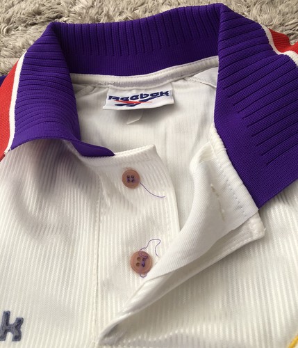 N6 Authentic Fiorentina 1995 1996 Soccer Jersey Football Shirt Reebok Mens XL - Picture 9 of 16