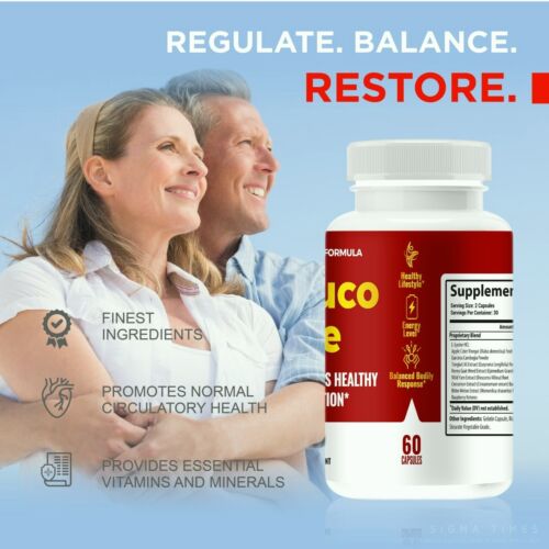(2 Pack) Gluco Life Heart Health Pills, GlucoLife for Blood Support - Picture 7 of 8
