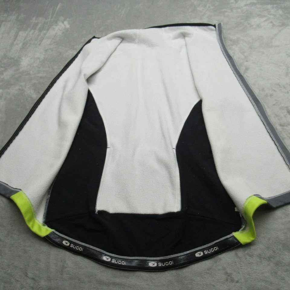 Sugoi Cycling Vest Unisex Medium Yellow Sonic America's Drive-In Sleeveless - Image 4 of 4