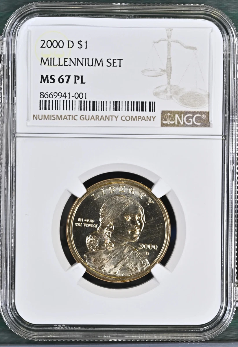 25+ MS 67 Graded Native American Dollars (2000-Now) for sale