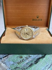 Rolex Datejust 36mm 16013  - Champagne Dial, Bi-Metal Serviced with original Box