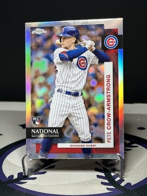2024 Topps Chrome NSCC National Convention MLB-9 Pete Crow-Armstrong Refractor.