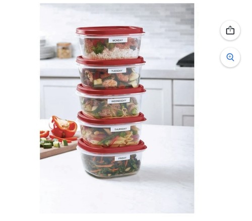 Rubbermaid, 50-Piece EasyFind Lids Vented Food Storage Set - Picture 13 of 14