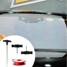 Car Windshield Removal Tool Kit Automotive Wind Glass Removal Hand Tool with T