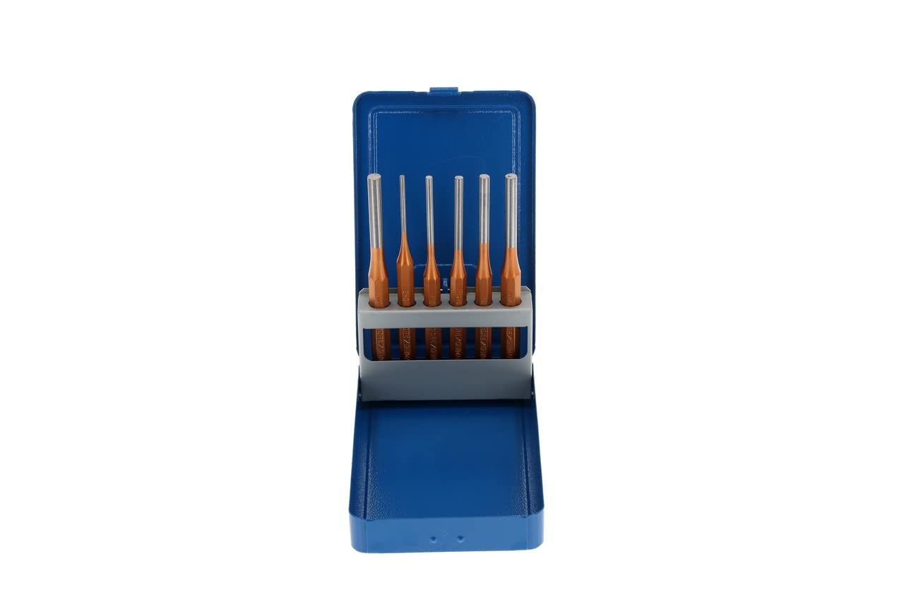 Jeu de chasse-goupilles haute résistance en acier trempé avec coffret de protection