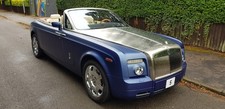 ROLLS ROYCE PHANTOM DROPHEAD 2009 V12 6.7 PETROL LHD drop head BLUE CONVERTIBLE