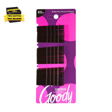 Styling Essentials Bobby Pins, Black, 2 Inches, 60 Count Pack of 6                