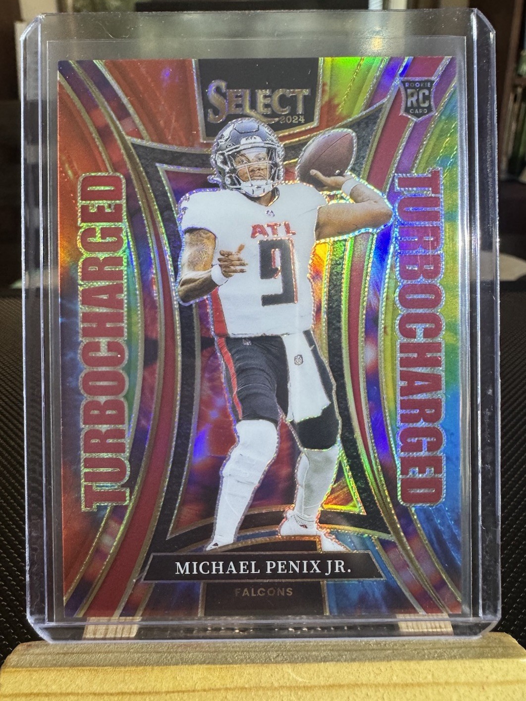 🔥2024 PANINI SELECT TURBOCHARGED MICHAEL PENIX JR. #21 Tie-Dye Prizm /25 (RC)🔥