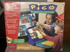 Vintage 1994 SEGA PICO Edutainment System Bundle Complete W/ Original Box Game