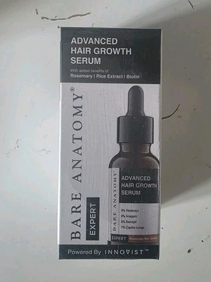 Genuine Bare Anatomy Advanced Hair Growth Serum - 30ml 2 day delivery UK Stock