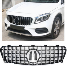 ? K&Uuml;HLERGRILL PANAMERICANA GT AMG OPTIK CHROM F&Uuml;R MERCEDES GLA X156 W156 NEU