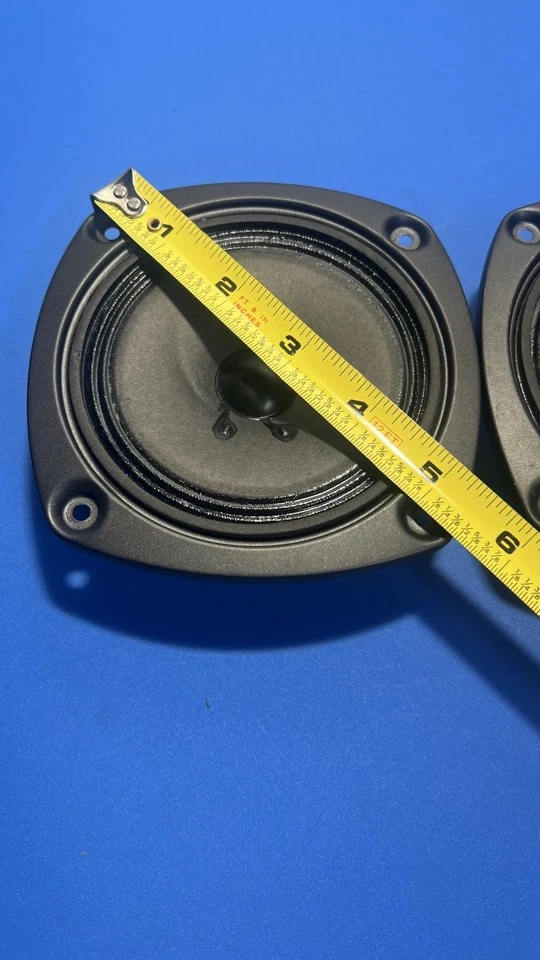 "Par de altavoces de rango medio Kenwood T06-0323-05 4"" 6,6 Ω - Probados y funcionando - Taiwán" Foto 4 de 4