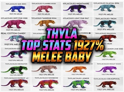 THYLA TOP STATS Baby Pair  -  Ark Survival Ascended PVE Official Crossplay