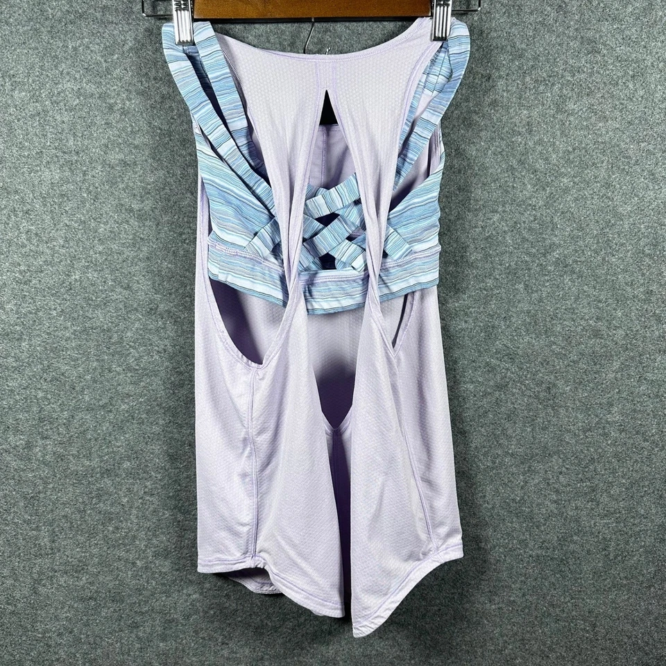 Lululemon Ready & Go Tank Lila/Onda Twist Lila Kayak Azul Talla 4 Foto 4 de 4