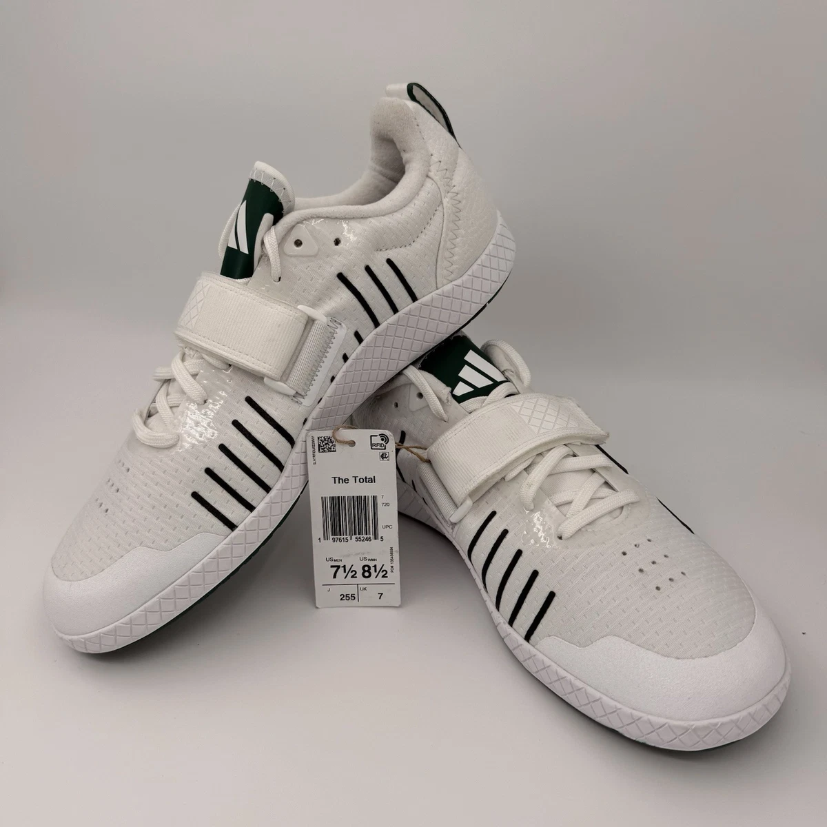 Adidas The‎ Total Weight Lifting Shoes Sneakers IH8240 Black White Mens 8.5 New Cut in half: Adidas The Total Review | RunRepeat main image 2
