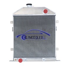 4 Row Core Aluminum Radiator For Ford Mercury Chevy Coupe Sedan 37l V8 42 48