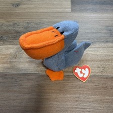 Vintage 1993 McDonald  s TY Teenie Beanie Babies SCOOP the Pelican w/Tag Off 6  