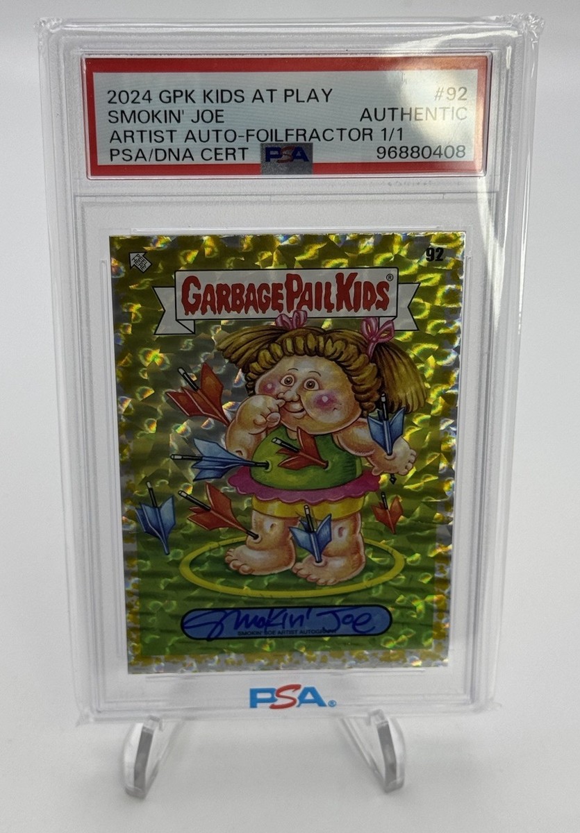Garbage Pail Kids 2024 Kids At Play Artist Auto Foil Fractor 1/1