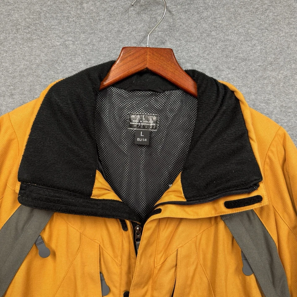 Yamaha Men’s Large Snowmobile Jacket Yellow Gray Waterproof Winter Coat EU 54 - Image 2 of 4