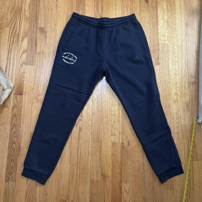 Adidas Jogger Navy Blue Sweatpants Size L Cotton