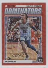 2022-23 Panini Donruss Optic Elite Dominators Red Wave Prizm Ja Morant #5 c8r