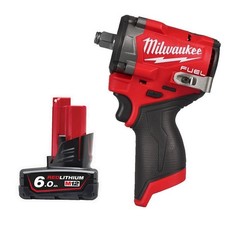 Milwaukee M12FCIWF12G3-0 12V Fuel Brushless 1/2" Impact Wrench 745Nm + 1 X 6.0Ah