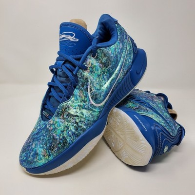Nike Lebron 21 Abalone Industrial Blue Basketball FN0708-400 Men's Size 12