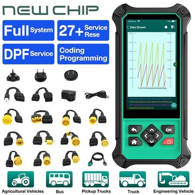 HDT301 Profi Truck Scanner LKW OBD2 Diagnosegerät Heavy Duty 24V fit für MAN