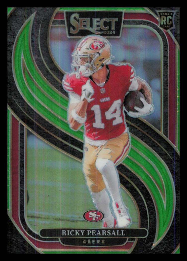 2024 Select Prizm Neon Green #173 Ricky Pearsall /49 rookie 49ers
