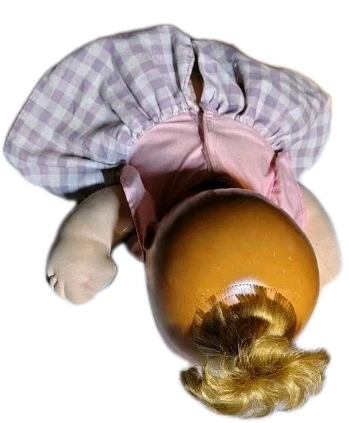 Vintage 1989 Mattel Magic Nursery Baby Doll W/Original Outfit Dress - Image 4 of 4