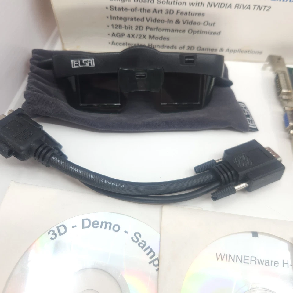 Rare ELSA ERAZOR III Extreme + 3D Revelator Complete With 3D Glasses + All Discs - Image 2 of 4