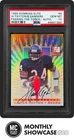 WALTER PAYTON BARRY SANDERS PSA 10 1999 DONRUSS ELITE #4 PASSING TORCH AUTO /100