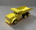 Vintage Mini Dinky Euclid R-40 No. 97 Base Yellow Dump Truck England, Hong Kong
