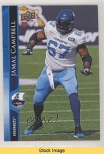 2021 Upper Deck CFL Blue Jamal Campbell #47 READ 11q6