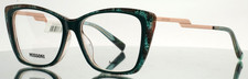 MISSONI MIS0166/G 038 Pink Green Womens Semi Cat Eye Eyeglasses 54-14-145 B:42